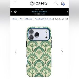 CaselyBold: Palm Royale Protective Phone Case iPhone 12 Mini (New)